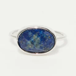 Bague Aimé Lapis en laiton