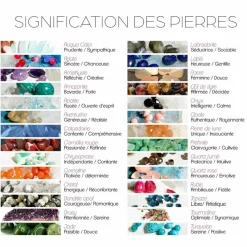 Bague ajustable Quartz fumé en laiton doré