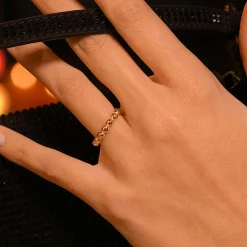 Bague Alberta en Argent doré