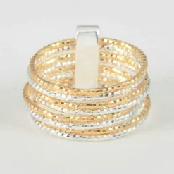 Bague Alcor en Argent bicolore