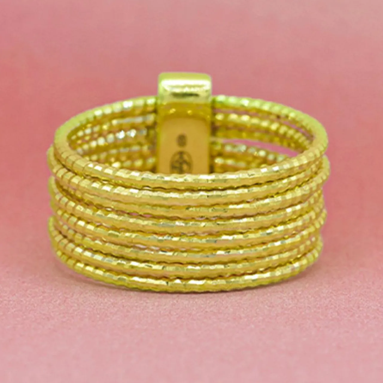 Bague Alcor en Argent doré