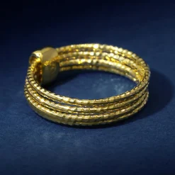 Bague Alcyone en Argent doré