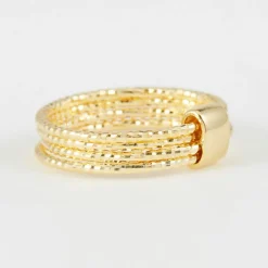 Bague Alcyone en Argent doré