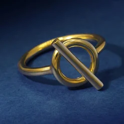 Bague Arion en Argent doré