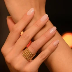 Bague Misam en Argent doré