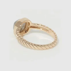 Bague Pamela Labradorite en Laiton doré