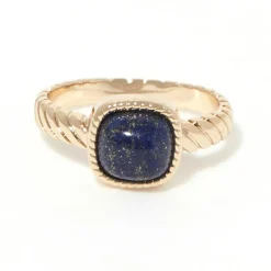 Bague Pamela Lapis en laiton doré