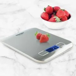 Balance électronique en inox grise - 5kg