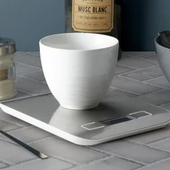 Balance électronique en inox grise - 5kg