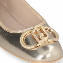 Ballerines Dafne en Cuir dorées