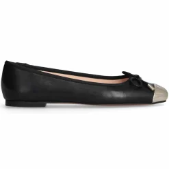 Ballerines en Cuir Dafne noires