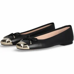 Ballerines en Cuir Dafne noires