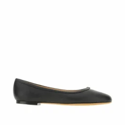 Ballerines en cuir noires