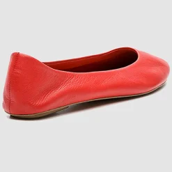 Ballerines en Cuir Vixa corail