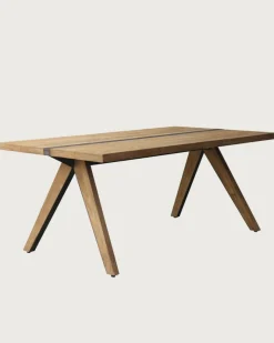 Bandung - Table repas en teck massif