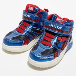 Baskets à lumières Grayjay Spider-Man Geox x Marvel bleu/rouge