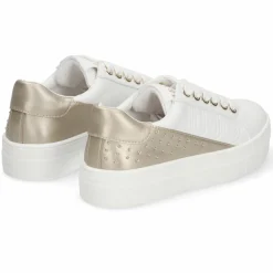 Baskets Alicia blanc/doré