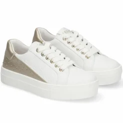 Baskets Alicia blanc/doré
