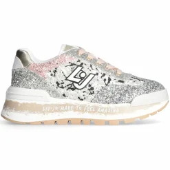 Baskets Amazing noir/argenté rose