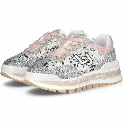 Baskets Amazing noir/argenté rose