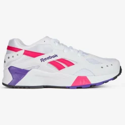 Baskets Aztrek blanc/rose/violet