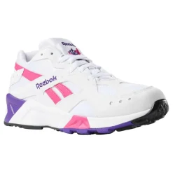 Baskets Aztrek blanc/rose/violet