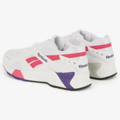 Baskets Aztrek blanc/rose/violet
