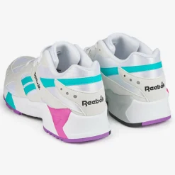 Baskets Aztrek blanc/Vioelt/Rose