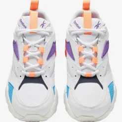 Baskets Aztrek Double Mix P blanc/violet/turquoise