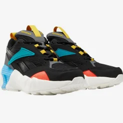 Baskets Aztrek Double Mix P noir/turquoise/orange