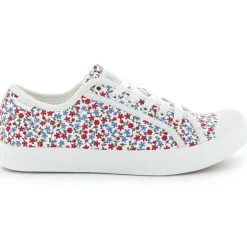Baskets basses en Toile imprimée Phoenix multicolores