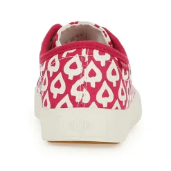 Baskets basses en Toile Phoenix rouge/blanc