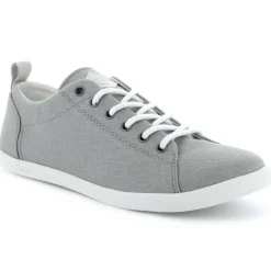 Baskets basses en Twill de coton Bel gris clair