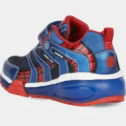 Baskets Bayonyc Spider-Man Geox x Marvel bleu/rouge