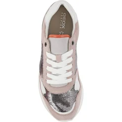 Baskets Doralea gris/vieux rose