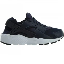Baskets en Cuir & Mesh Huarache Gs blau marine/noir