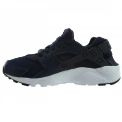 Baskets en Cuir & Mesh Huarache Gs blau marine/noir