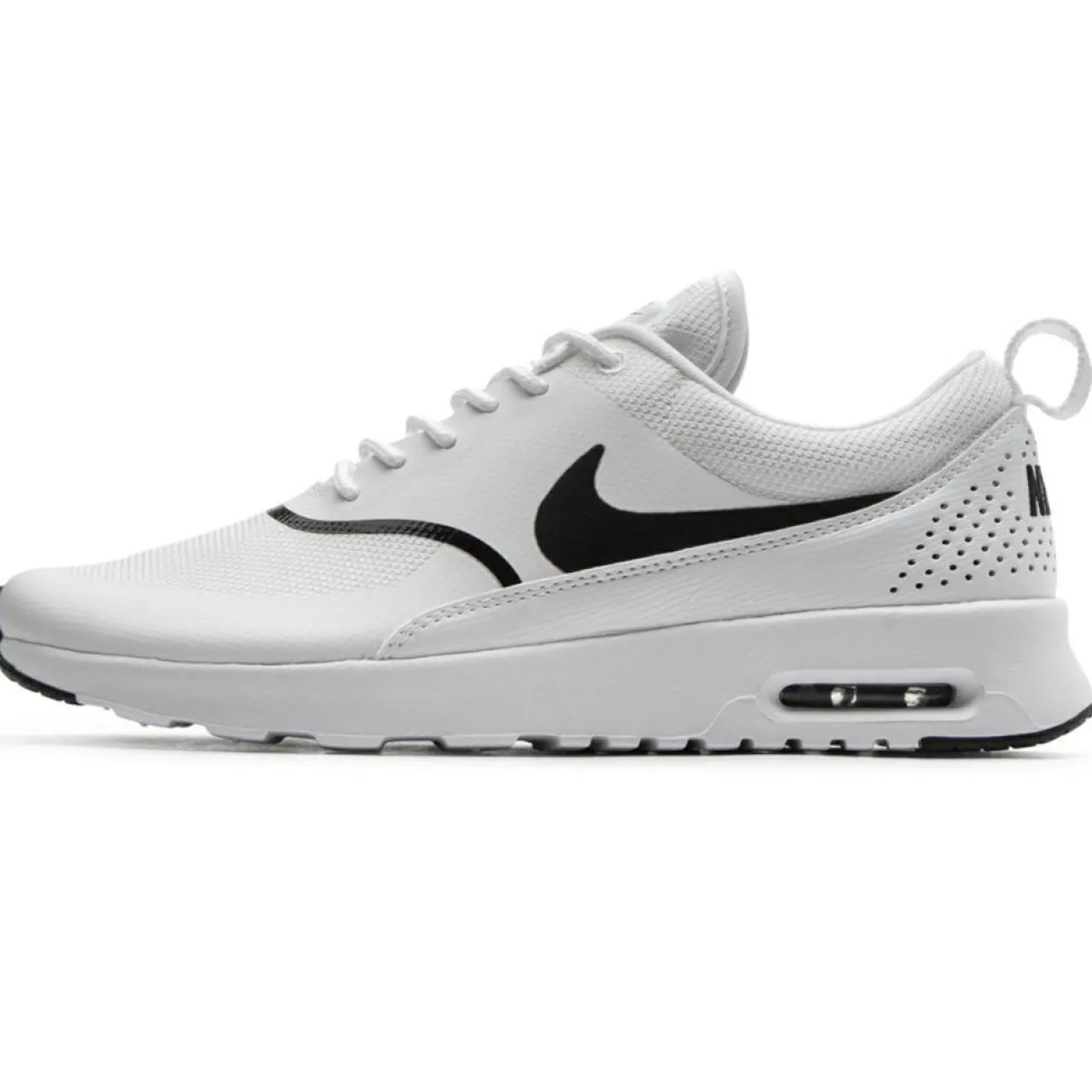 Baskets en Cuir & Tissu Air Max Thea blanc/noir