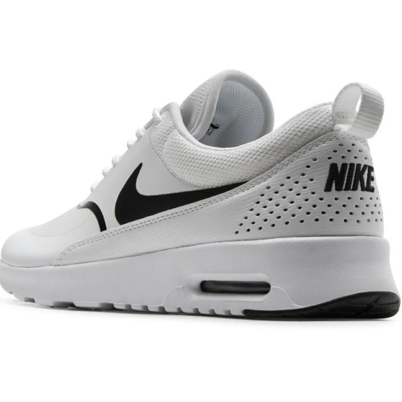 Baskets en Cuir & Tissu Air Max Thea blanc/noir