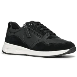 Baskets en Cuir & Velours de Cuir Bulmya noires