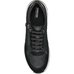 Baskets en Cuir & Velours de Cuir Bulmya noires