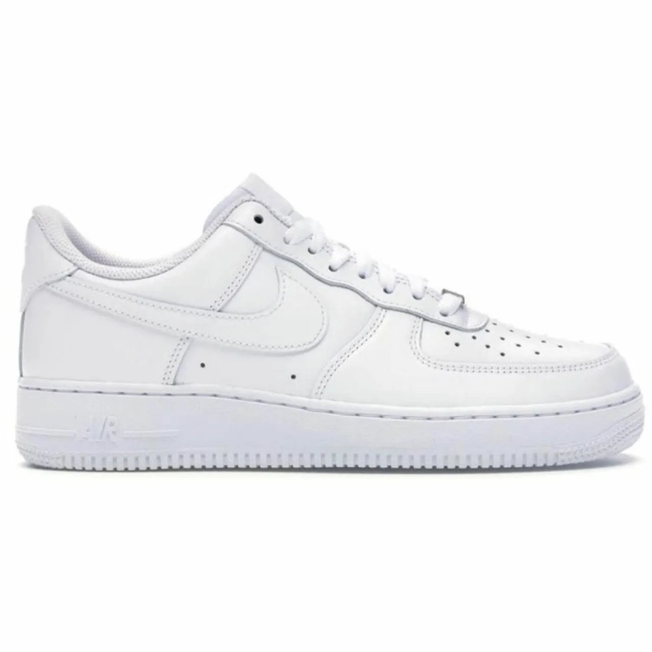 Baskets en Cuir Air Force 1 Lo blanches