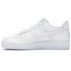 Baskets en Cuir Air Force 1 Lo blanches