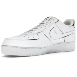 Baskets en Cuir Air Force 1 Lo blanches