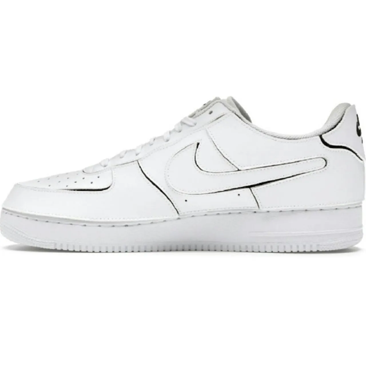 Baskets en Cuir Air Force 1 Lo blanches