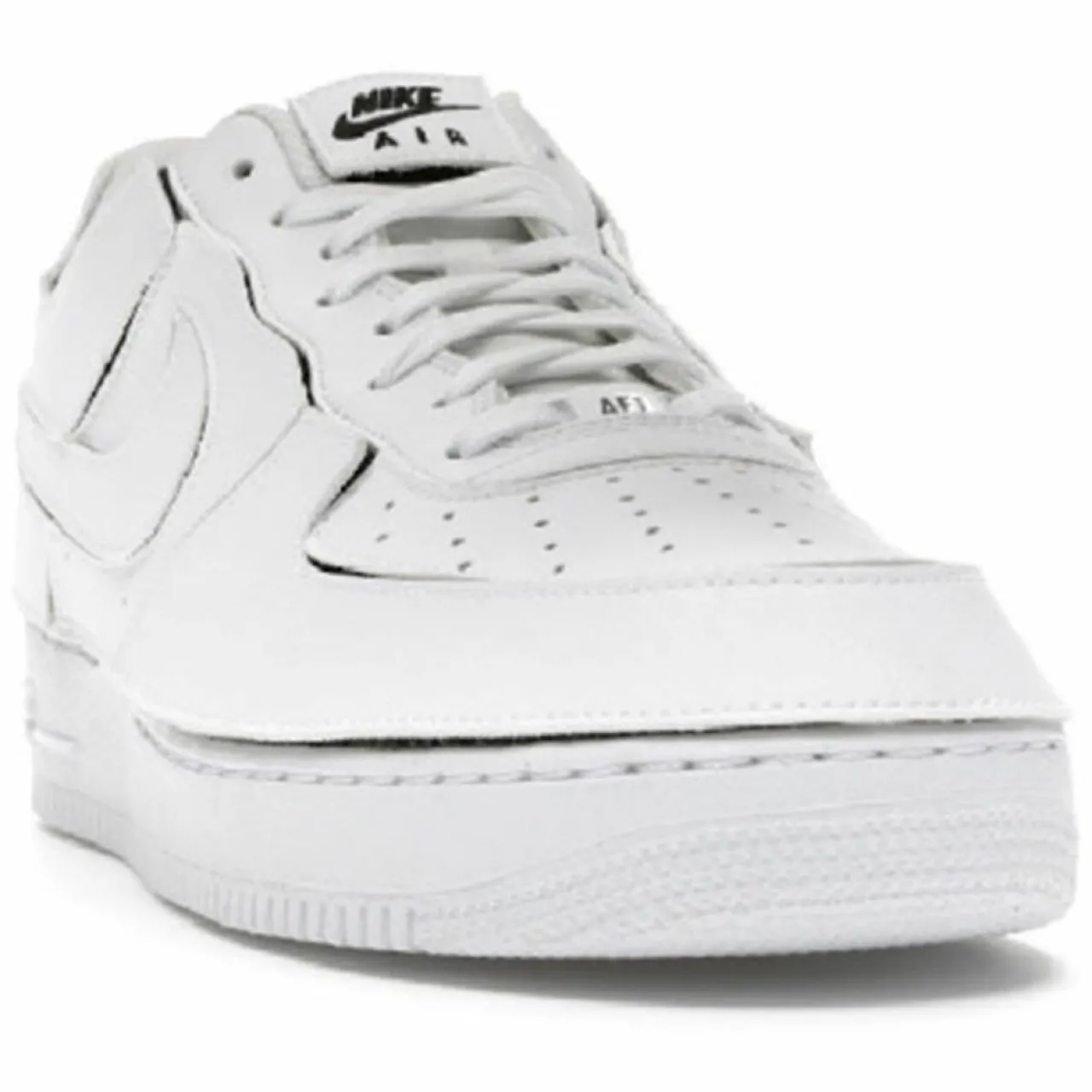 Baskets en Cuir Air Force 1 Lo blanches