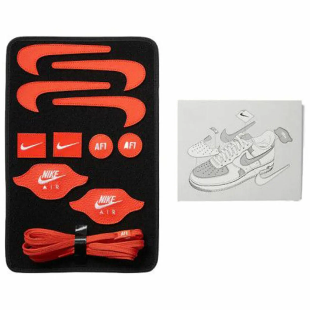 Baskets en Cuir Air Force 1 Lo blanches