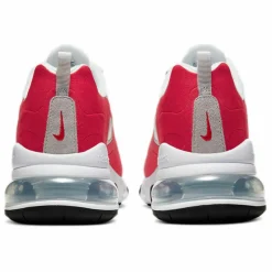 Baskets en Cuir Air Max React 270 blanc/gris/rouge