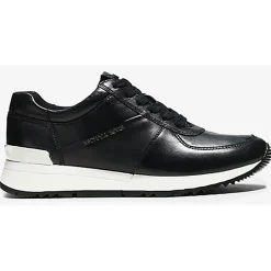 Baskets en Cuir Allie noires