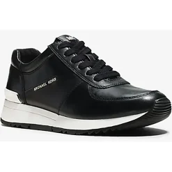 Baskets en Cuir Allie noires